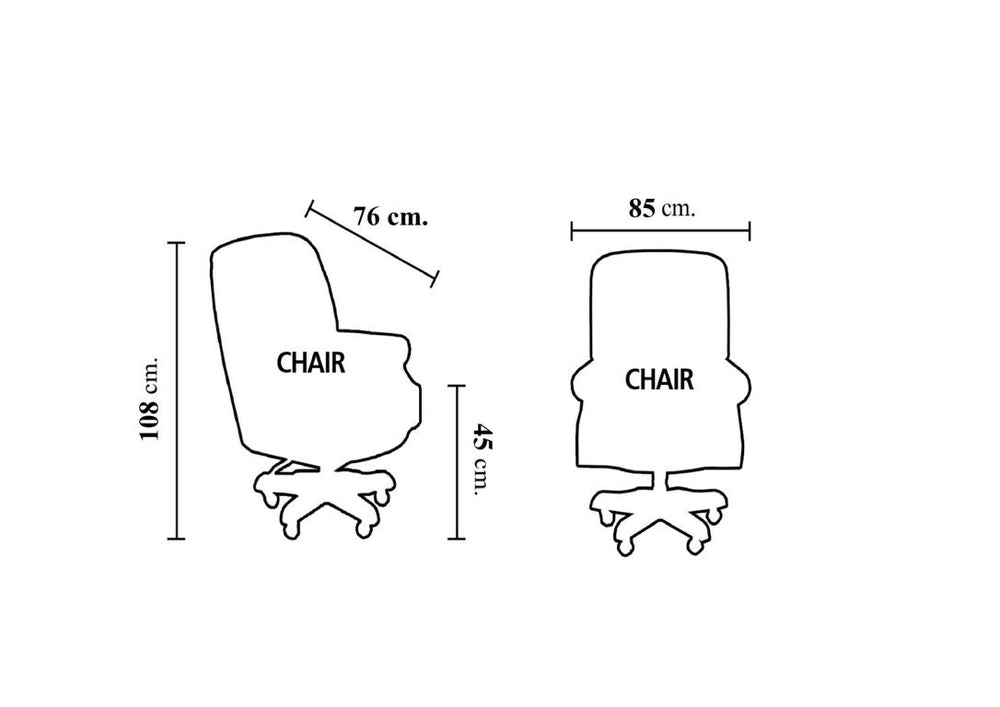 Luxus Chesterfield Bürosessel Winston Deluxe Ledersessel Bürostuhl Salottini