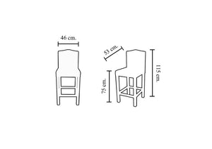 Chesterfield Stuhl Kingston Barstuhl Lederstuhl Hochstuhl Salottini Sonderpreis