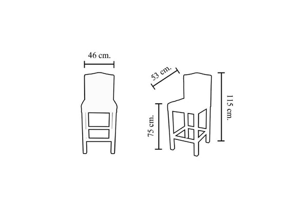 Chesterfield Stuhl Kingston Barstuhl Lederstuhl Hochstuhl Salottini Sonderpreis