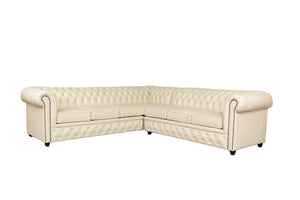 SOFORT LIEFERBAR! XL Chesterfield Greenfield Wohnlandschaft Ecksofa Leder Sonderpreis