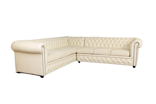 SOFORT LIEFERBAR! XL Chesterfield Greenfield Wohnlandschaft Ecksofa Leder Sonderpreis