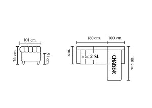 Luxus Chesterfield Ecksofa Hampshire Deluxe Leder Eckcouch Sonderpreis