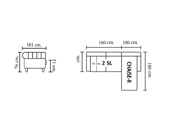 Luxus Chesterfield Ecksofa Hampshire Deluxe Leder Eckcouch Sonderpreis