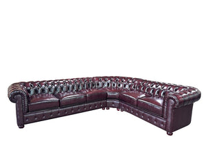 Luxus Chesterfield XL Ecksofa Luton Wohnlandschaft Sonderpreis Eckcouch