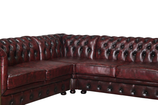 SOFORT LIEFERBAR Luxus Chesterfield Ecksofa 240x240 Preston Deluxe Eckcouch EINFÜHRUNGSPREIS