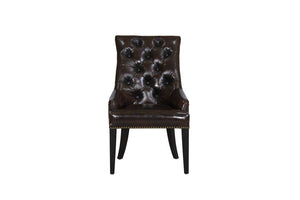 Chesterfield Stuhl Audrey Esszimmerstuhl Lederstuhl von Salottini Sonderpreis