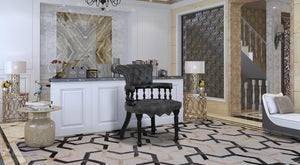 Chesterfield Stuhl "Captain II" Esszimmerstuhl Lederstuhl von Salottini Sonderpreis