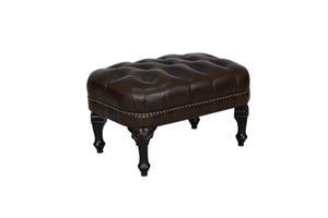 Chesterfield Lederhocker Katerine Deluxe Hocker Ottomane Salottini Sonderpreis