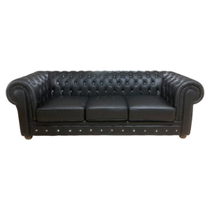 Luxus Chesterfield Newcastle XL Sofagarnitur (3/2/1 oder 3/1/1) Ledergarnitur Sonderpreis