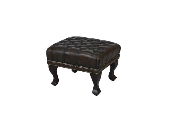 SOFORT LIEFERBAR Chesterfield Ohrensessel Dunhill Deluxe Ledersessel & Hocker Salottini