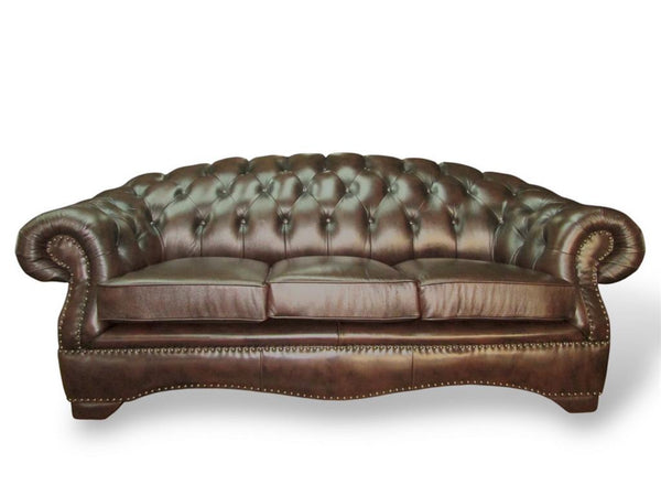 XL Sofa Chesterfield 3-Sitzer Couch Premier Deluxe Ledersofa Salottini
