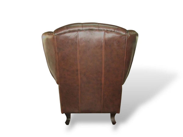 Edle Chesterfield Premier Deluxe Sofagarnitur 3/1/Hocker Ledergarnitur Salottini