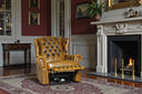 Chesterfield Stunning Ohrensessel Recliner Ledersessel Motor Salottini Whiskey Braun
