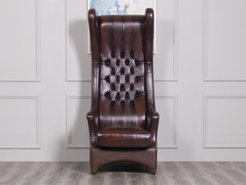 Chesterfield Ohrensessel Bradford Ledersessel Relaxsessel Salottini Sonderpreis