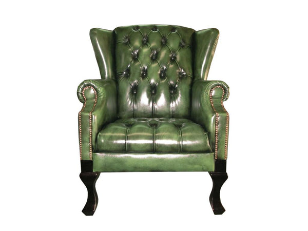 Chesterfield Ohrensessel Chester Deluxe Ledersessel Relaxsessel Salottini