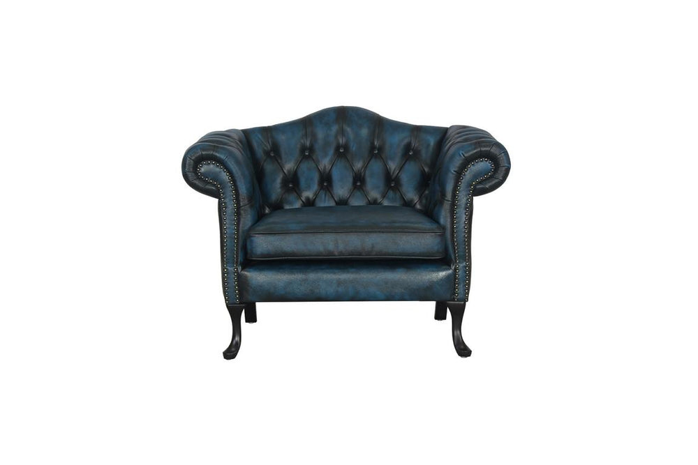 Chesterfield Ohrensessel Piccadilly Deluxe Ledersessel Relaxsessel Salottini
