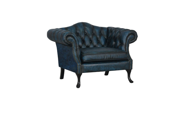 Chesterfield Ohrensessel Piccadilly Deluxe Ledersessel Relaxsessel Salottini