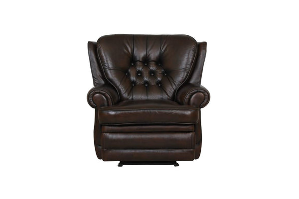 VERKÜRZTE LIEFERZEIT Chesterfield Ohrensessel Sting Recliner Ledersessel Relaxsessel Motor