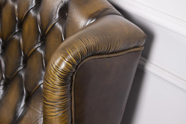 Chesterfield Ohrensessel Wakefield Ledersessel Relaxsessel Salottini Sonderpreis