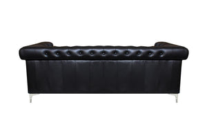 Sofa Chesterfield 3-Sitzer Couch Stefano Deluxe Vintage Ledersofa Sonderpreis