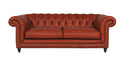 Sofa Chesterfield 3-Sitzer Couch Wimbledon Deluxe Ledersofa Salottini