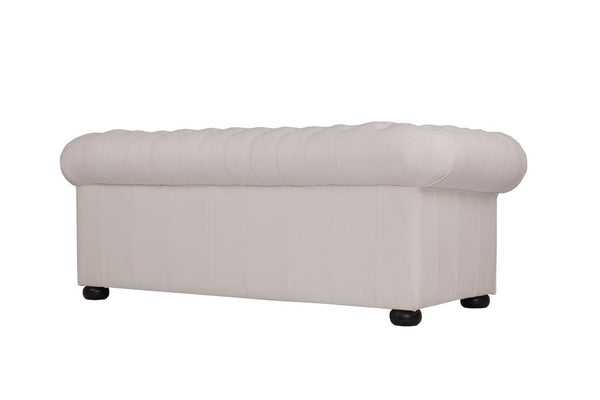 Sofa Chesterfield 3-Sitzer Couch "Comfort" Deluxe Ledersofa Salottini