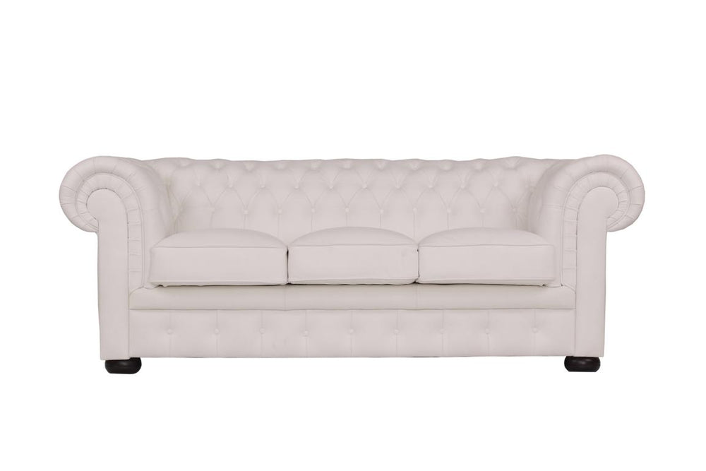 Sofa Chesterfield 3-Sitzer Couch "Comfort" Deluxe Ledersofa Salottini