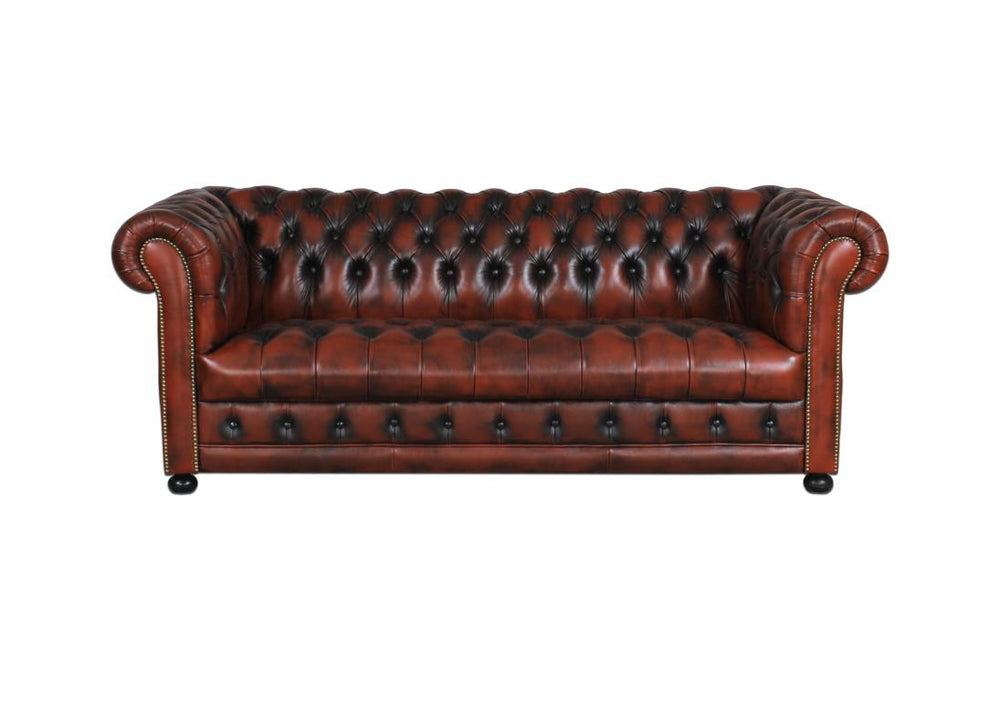 4er XL Sofa Chesterfield 4-Sitzer Couch King Deluxe Ledersofa Salottini