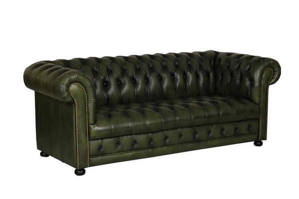 4er XL Sofa Chesterfield 4-Sitzer Couch King Deluxe Ledersofa Salottini