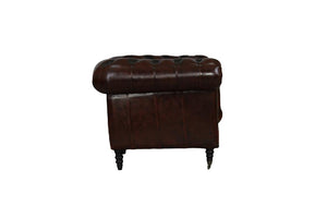XL Sofa Chesterfield 3-Sitzer Couch Knightbridge Deluxe Ledersofa Salottini