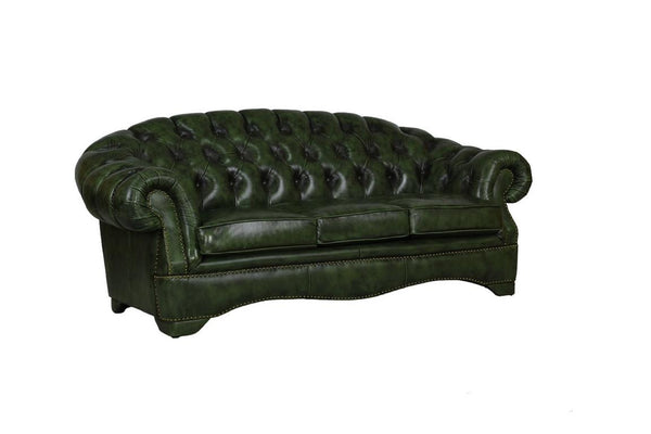 XL Sofa Chesterfield 3-Sitzer Couch Premier Deluxe Ledersofa Salottini