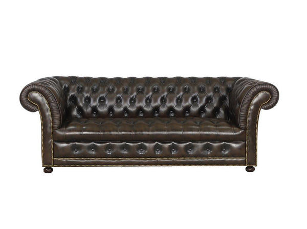 XL Sofa Chesterfield 3-Sitzer Couch Winchester Deluxe Ledersofa Salottini