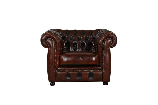 Chesterfield Avon Deluxe Sofagarnitur (3/2/1 oder 3/1/1) Ledergarnitur Salottini