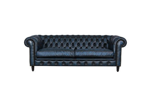 Chesterfield Hampshire Deluxe XL Sofagarnitur (3/2/1 oder 3/1/1) Ledergarnitur Salottini