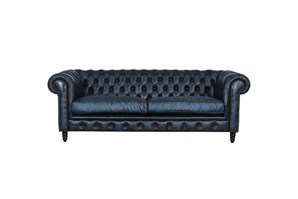 Chesterfield Hampshire Deluxe XL Sofagarnitur (3/2/1 oder 3/1/1) Ledergarnitur Salottini