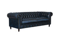 Chesterfield Hampshire Sofagarnitur (3/2/1 oder 3/1/1) XL Ledergarnitur Salottini Deluxe