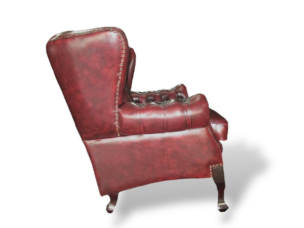 SOFORT LIEFERBAR Chesterfield Premier Deluxe Sofagarnitur 3/1/Hocker Ledergarnitur