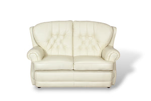 Luxus Chesterfield Sting Sofagarnitur 3/2/1 oder 3/1/1 XL Ledergarnitur Salottini Deluxe Beige