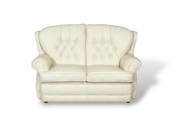 Luxus Chesterfield Sting Sofagarnitur 3/2/1 oder 3/1/1 XL Ledergarnitur Salottini Deluxe Beige
