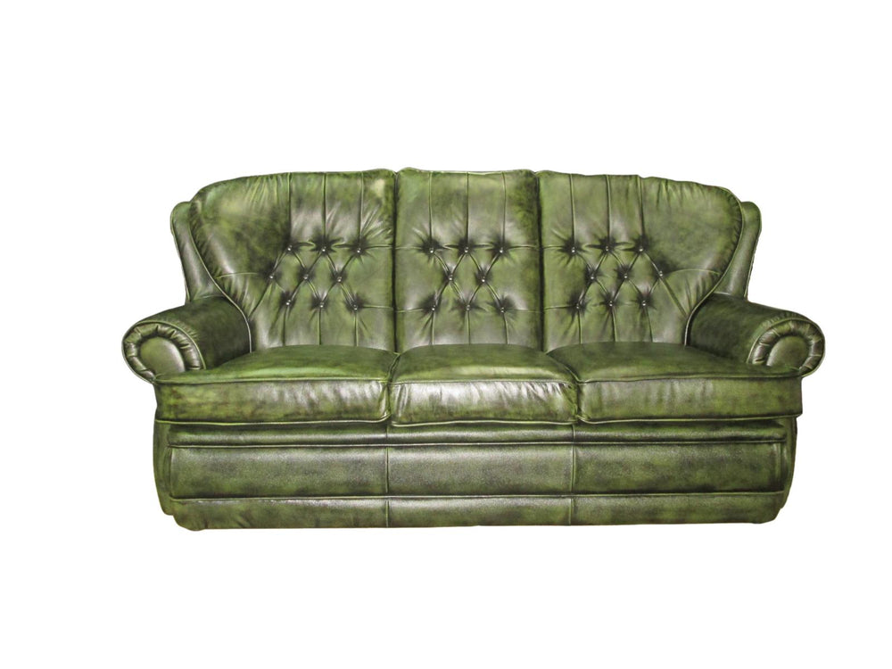 XL Sofa Chesterfield 3-Sitzer Couch Sting Deluxe Ledersofa Salottini