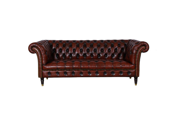 Chesterfield Trent Deluxe XL Sofagarnitur (3/2/1 oder 3/1/1) Ledergarnitur Salottini