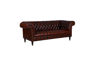 Chesterfield Trent Deluxe XL Sofagarnitur (3/2/1 oder 3/1/1) Ledergarnitur Salottini