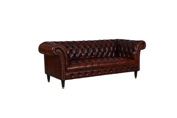Chesterfield Trent Deluxe XL Sofagarnitur (3/2/1 oder 3/1/1) Ledergarnitur Salottini