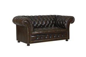 Chesterfield Winchester Deluxe XL Sofagarnitur (3/2/1 oder 3/1/1) Ledergarnitur Salottini