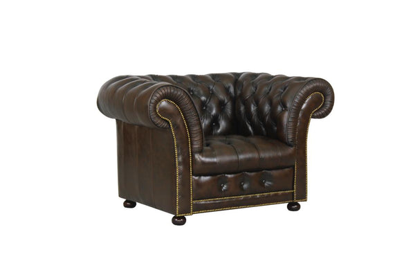 Chesterfield Winchester Deluxe XL Sofagarnitur (3/2/1 oder 3/1/1) Ledergarnitur Salottini