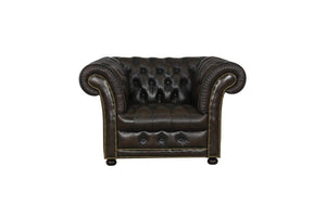Chesterfield Winchester Deluxe XL Sofagarnitur (3/2/1 oder 3/1/1) Ledergarnitur Salottini