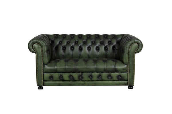 Chesterfield Clyde Deluxe Sofagarnitur (3/2/1 oder 3/1/1) Ledergarnitur Salottini