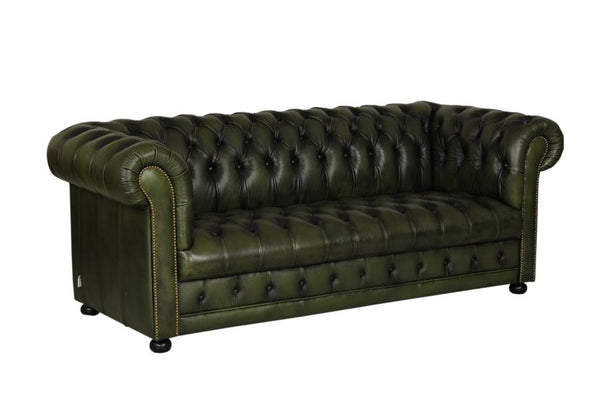 Chesterfield Clyde Deluxe Sofagarnitur (3/2/1 oder 3/1/1) Ledergarnitur Salottini