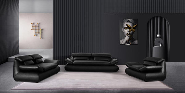 Designer XL Sofagarnitur Dana (3/2/1 oder 3/1/1) Leder Polstergarnitur Sonderpreis