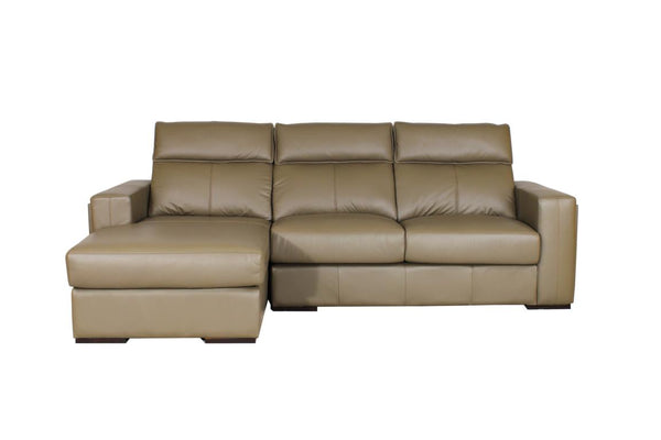 Designer Ecksofa Modell Mendis Deluxe Leder Eckcouch Salottini Sonderpreis